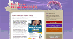 Desktop Screenshot of headache-help.org